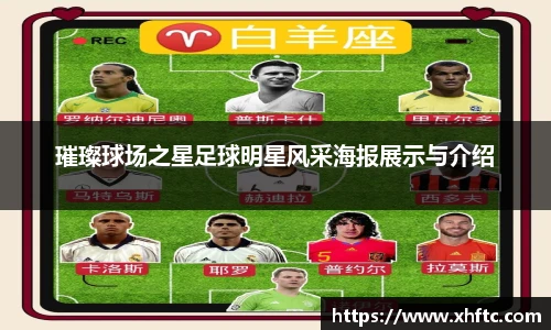 璀璨球场之星足球明星风采海报展示与介绍