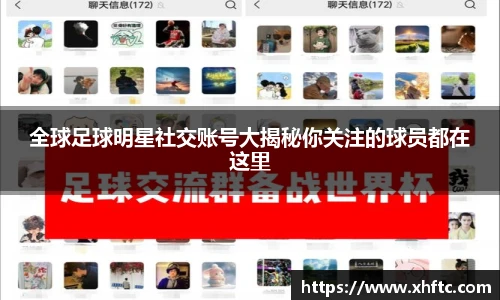 全球足球明星社交账号大揭秘你关注的球员都在这里